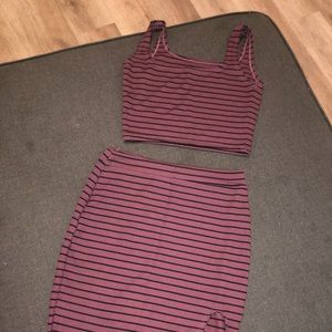 2 piece skirt set